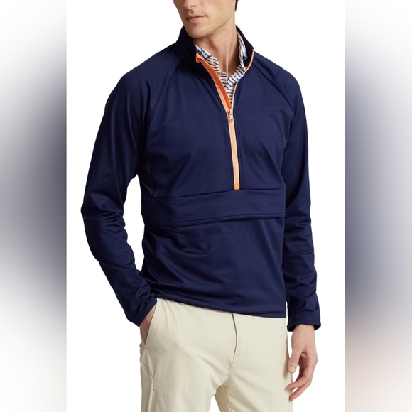 Rlx Ralph Lauren Golf Half Zip Wicking Performance Pullover Men's Size Small - Picture 3 of 15